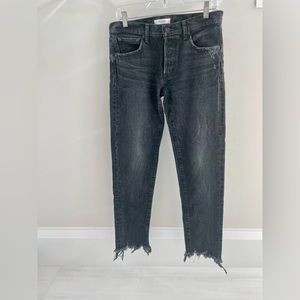 Moussy Vintage Black Distressed Jeans size 27